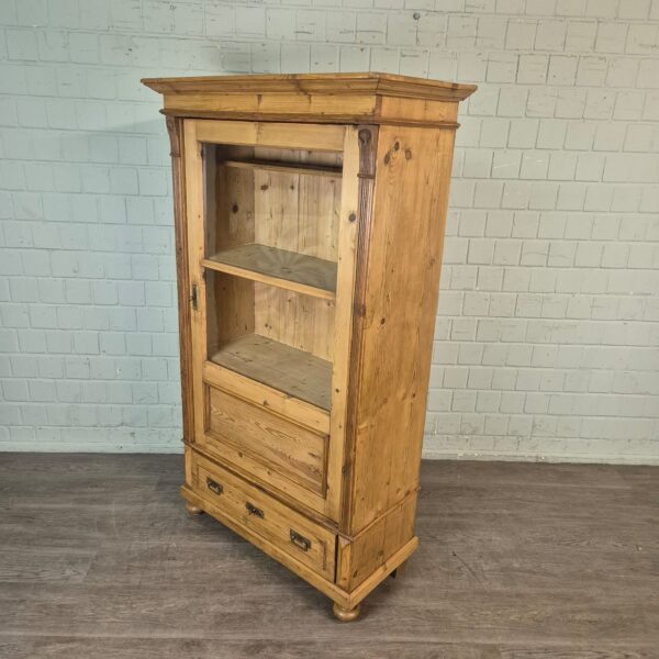 Vitrine Servieskast Jugendstil 1910 Grenen - Afbeelding 3