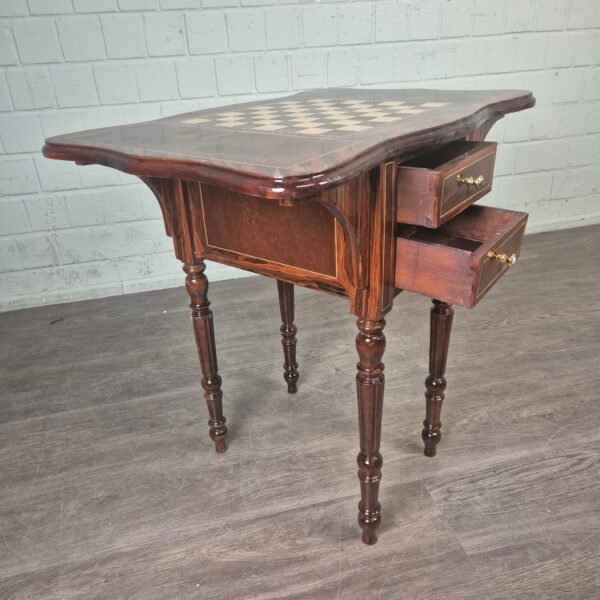 Speeltafel Schaak & Dammen Noten 0,75 m - Afbeelding 13