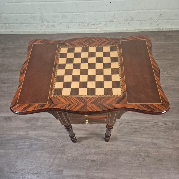 Speeltafel Schaak & Dammen Noten 0,75 m - Afbeelding 6