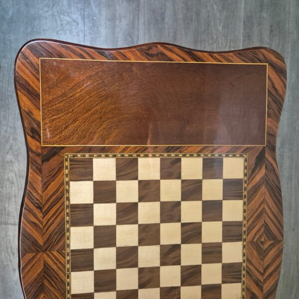 Speeltafel Schaak & Dammen Noten 0,75 m - Afbeelding 9