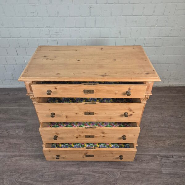 Commode Gründerzeit 1880 Grenen - Afbeelding 4
