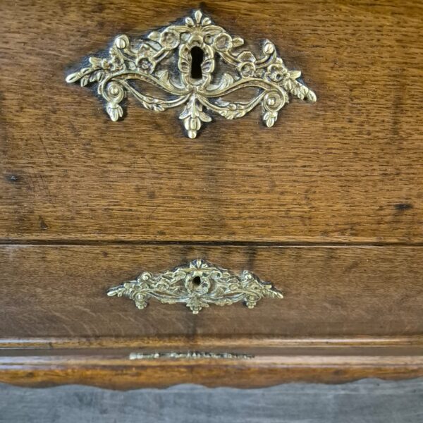 Secretaire  Barok 1790 Eiken - Afbeelding 4