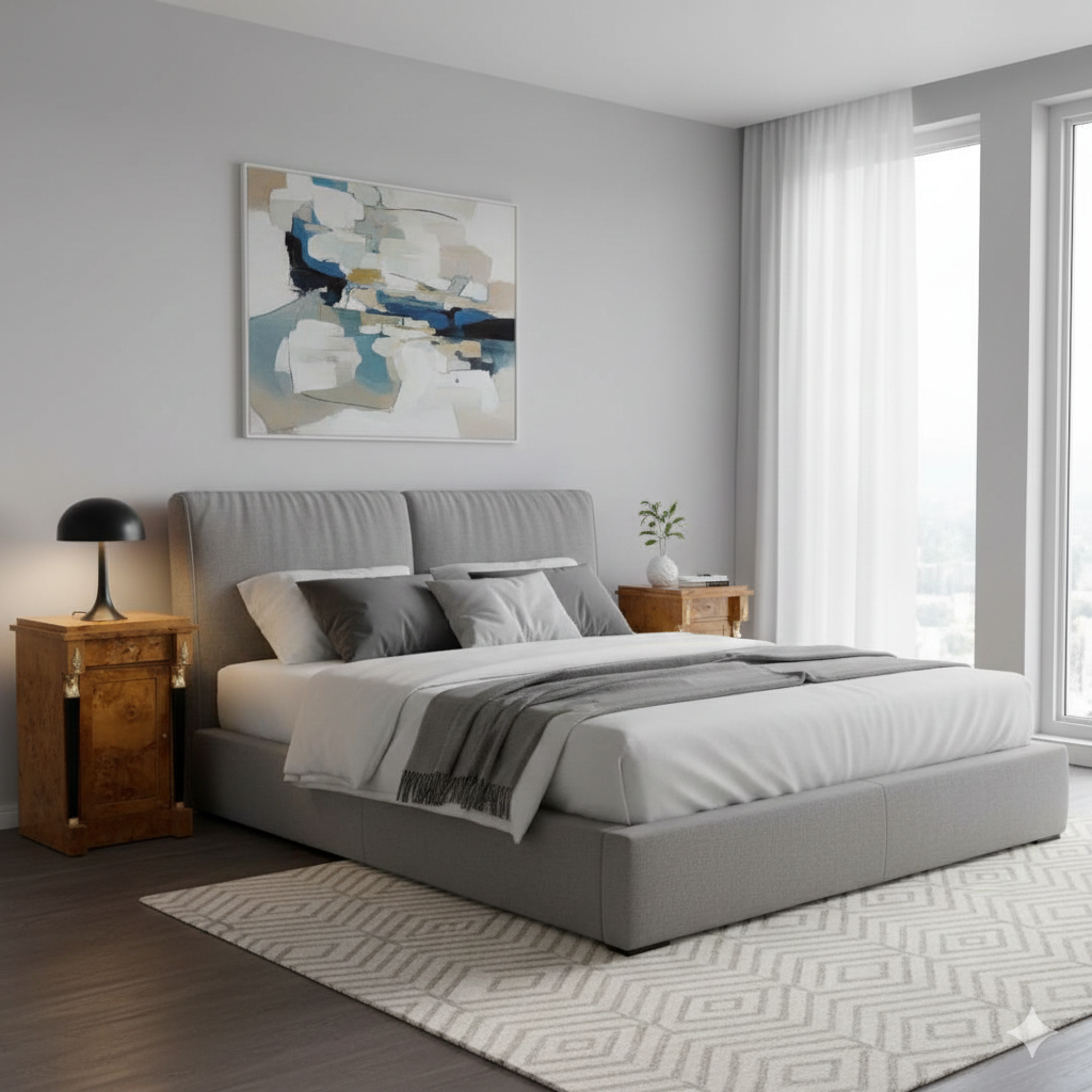 Nachtkastje Wortelnotenhout 0,47 m - Afbeelding 2