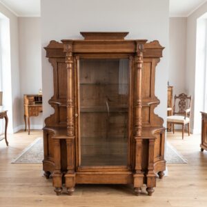 Vitrine Servieskast Gründerzeit 1880 Eiken