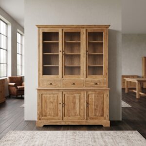 Vitrine Boekenkast Teak 1,56 m