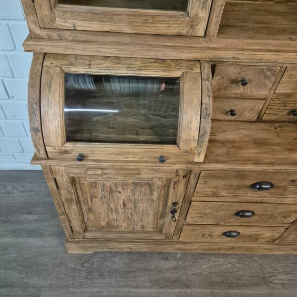 Buffetkast Vitrine 1,65 m Teak - Afbeelding 6