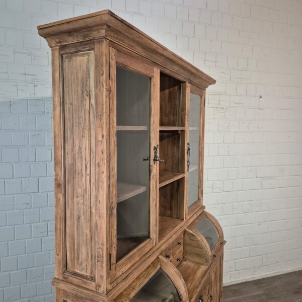 Buffetkast Vitrine 1,65 m Teak - Afbeelding 4