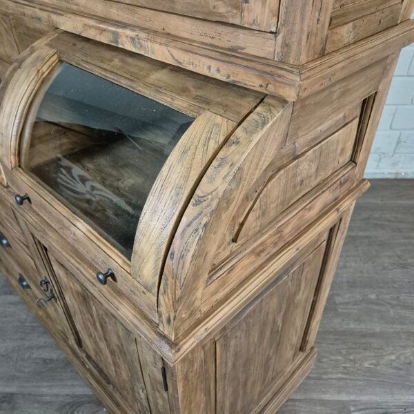 Buffetkast Vitrine 1,65 m Teak - Afbeelding 13