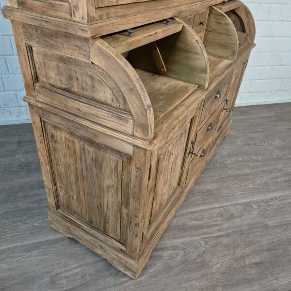 Buffetkast Vitrine 1,65 m Teak - Afbeelding 18