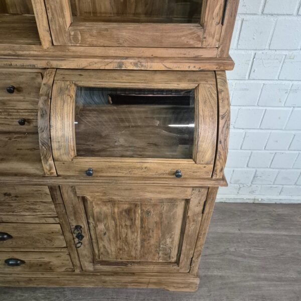 Buffetkast Vitrine 1,65 m Teak - Afbeelding 10