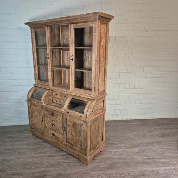 Buffetkast Vitrine 1,65 m Teak - Afbeelding 3
