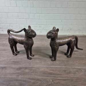 Beelden Sphinx-Set 1950 Brons 0,50 m