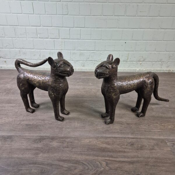Beelden Sphinx-Set 1950 Brons 0,50 m