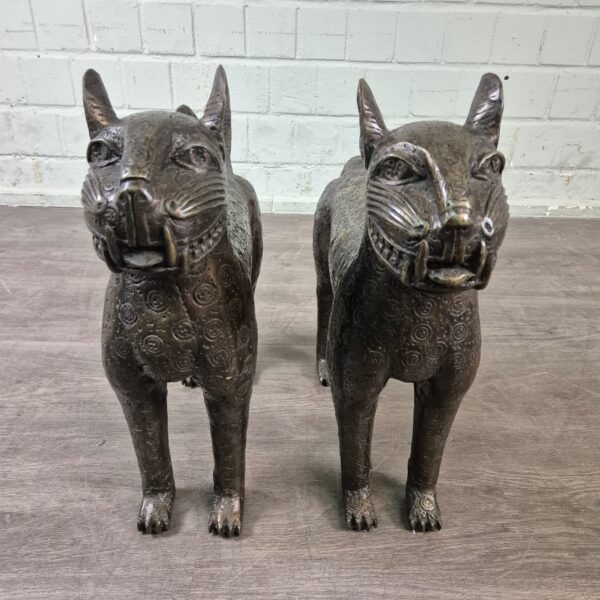 Beelden Sphinx-Set 1950 Brons 0,50 m - Afbeelding 2