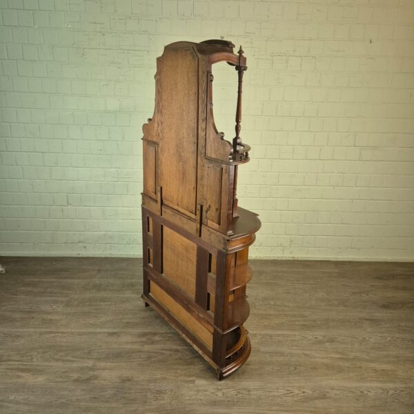 Buffetkast Spiegelkast Jugendstil 1895 Noten - Afbeelding 19