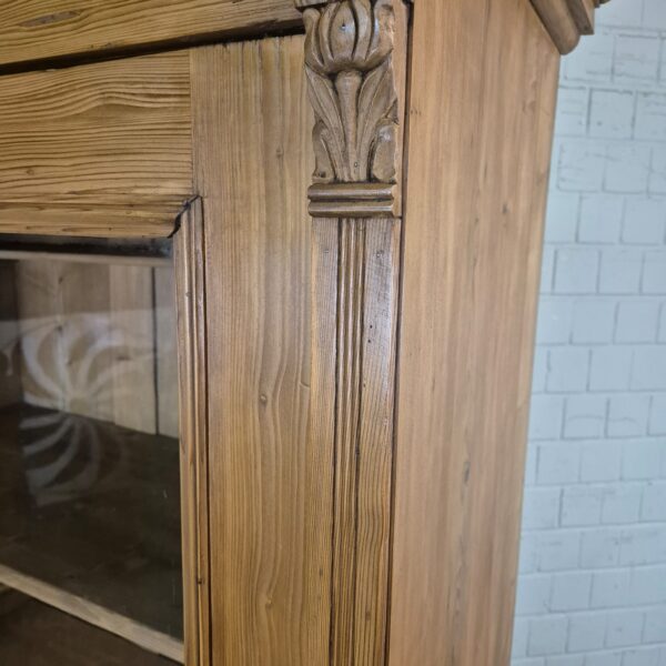 Vitrine Servieskast Jugendstil 1900 Grenen - Afbeelding 7