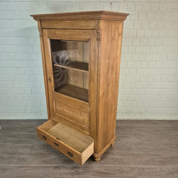 Vitrine Servieskast Jugendstil 1900 Grenen - Afbeelding 10