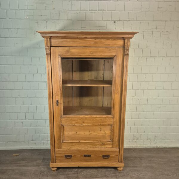 Vitrine Servieskast Jugendstil 1900 Grenen - Afbeelding 2