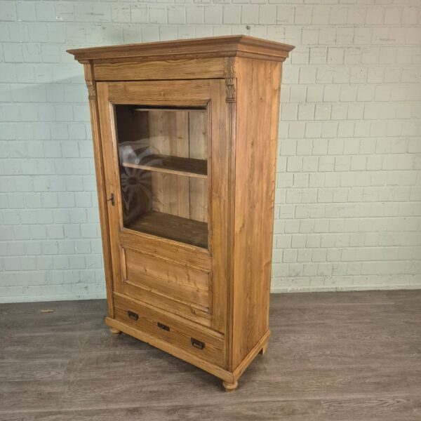 Vitrine Servieskast Jugendstil 1900 Grenen - Afbeelding 3