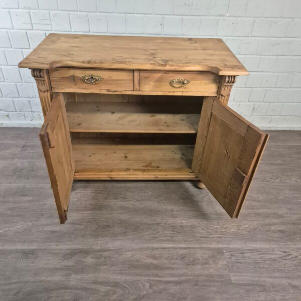 Commode Penantkastje Gründerzeit 1880 Grenen - Afbeelding 8