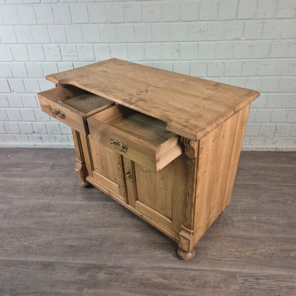 Commode Penantkastje Gründerzeit 1880 Grenen - Afbeelding 9