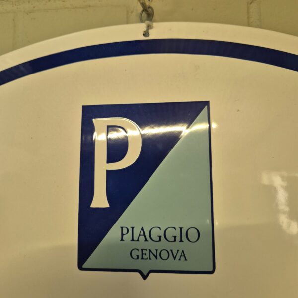 Vespa Servizio Emaille Reclamebord Ø 0,90 m - Afbeelding 4