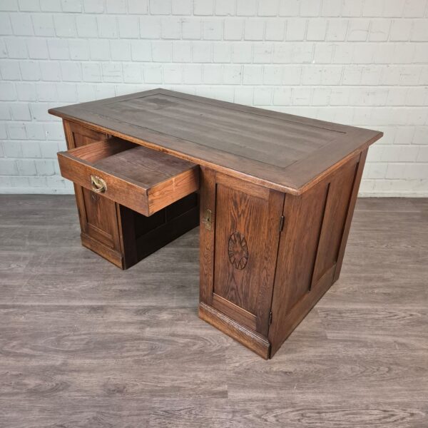 Bureau Jugendstil 1920 Eiken - Afbeelding 12