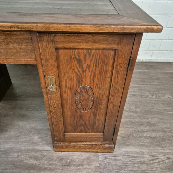 Bureau Jugendstil 1920 Eiken - Afbeelding 5