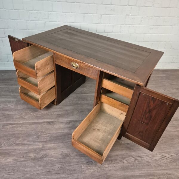 Bureau Jugendstil 1920 Eiken - Afbeelding 9