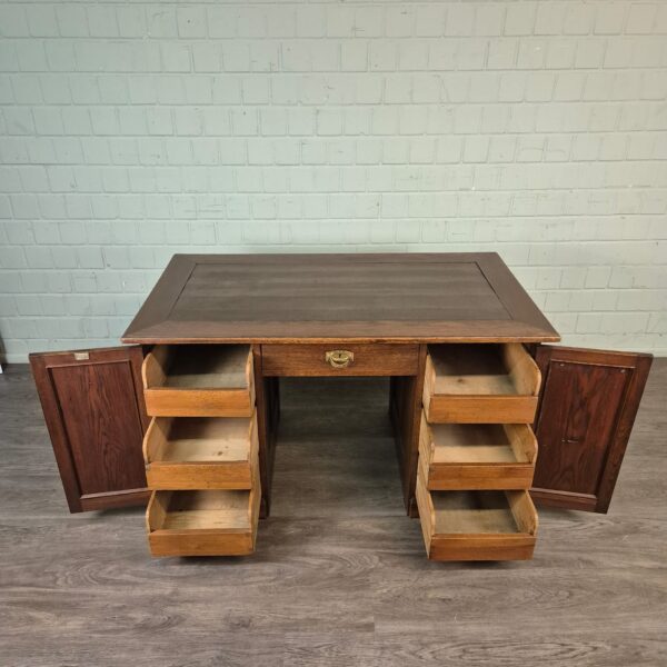 Bureau Jugendstil 1920 Eiken - Afbeelding 7