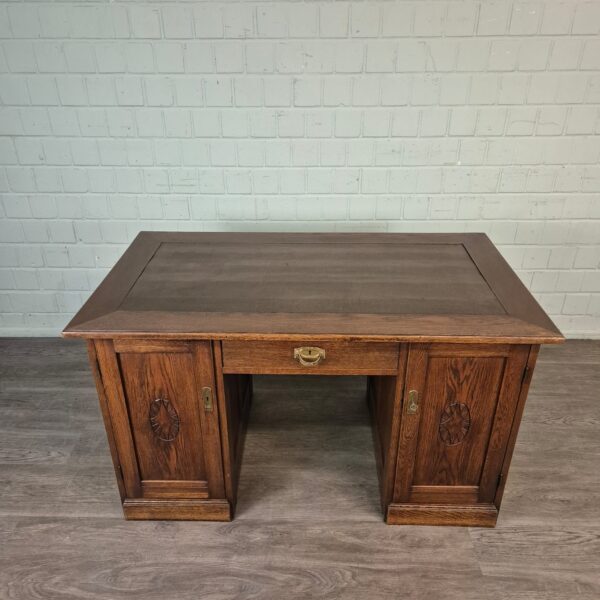 Bureau Jugendstil 1920 Eiken - Afbeelding 2