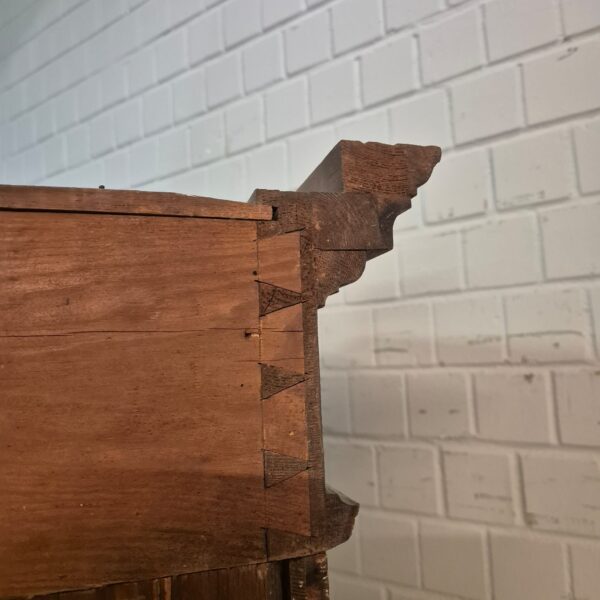 Kast Kledingkast Gründerzeit 1880 Eiken - Afbeelding 22
