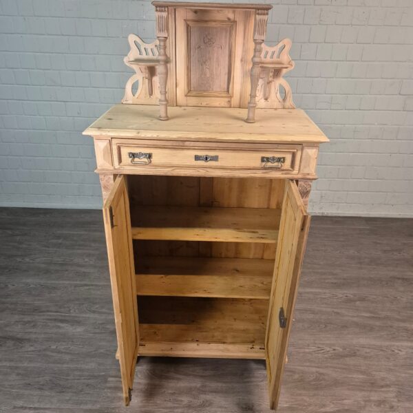 Vertiko met Opstand Jugendstil 1900 Grenen - Afbeelding 12