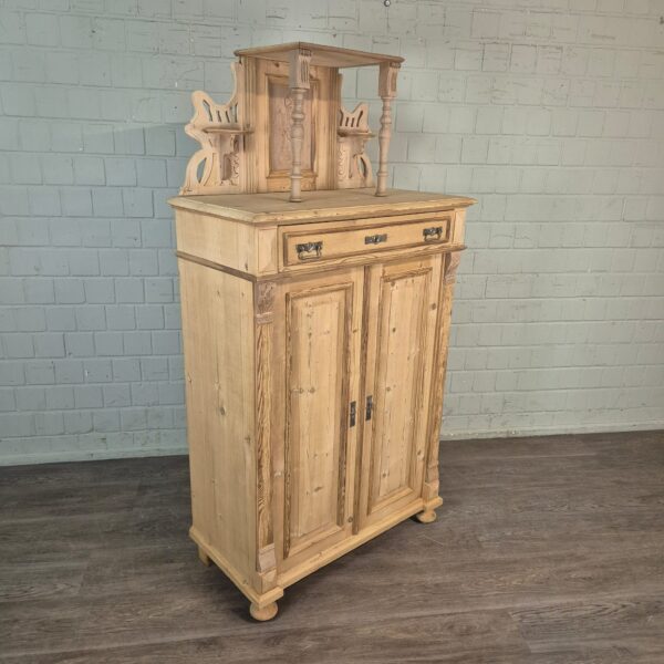 Vertiko met Opstand Jugendstil 1900 Grenen