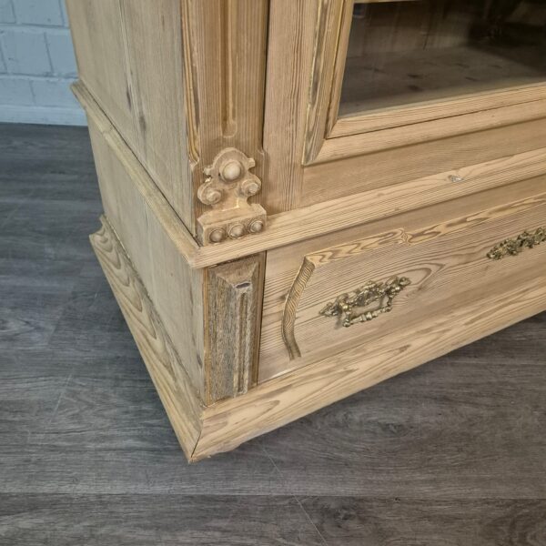 Vitrine Servieskast Gründerzeit 1880 Grenen - Afbeelding 7