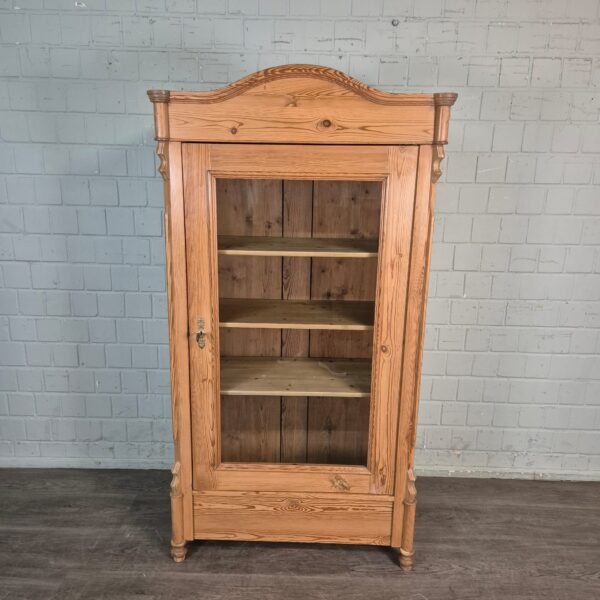 Vitrine Servieskast Louis Philippe 1870 Grenen - Afbeelding 2
