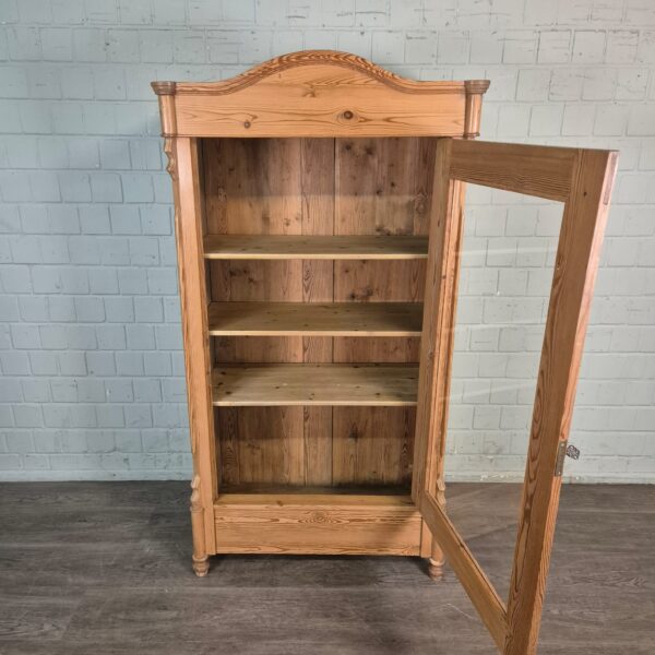 Vitrine Servieskast Louis Philippe 1870 Grenen - Afbeelding 7