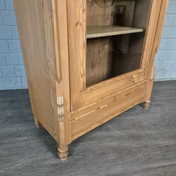 Vitrine Servieskast Louis Philippe 1870 Grenen - Afbeelding 6