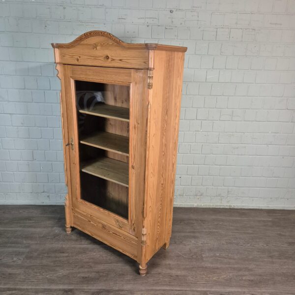 Vitrine Servieskast Louis Philippe 1870 Grenen - Afbeelding 3