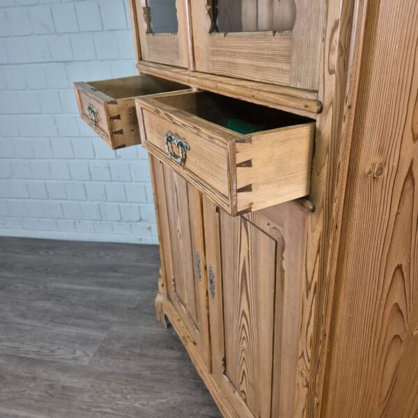 Vitrine Servieskast Louis Philippe 1860 Grenen - Afbeelding 16