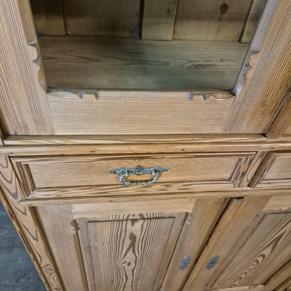 Vitrine Servieskast Louis Philippe 1860 Grenen - Afbeelding 6