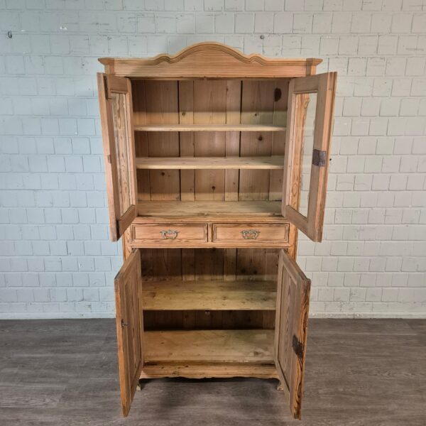 Vitrine Servieskast Louis Philippe 1860 Grenen - Afbeelding 12