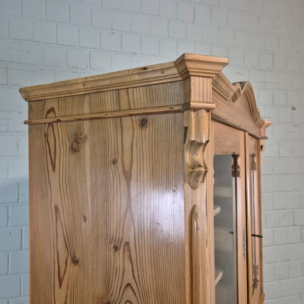 Vitrine Servieskast Louis Philippe 1860 Grenen - Afbeelding 3