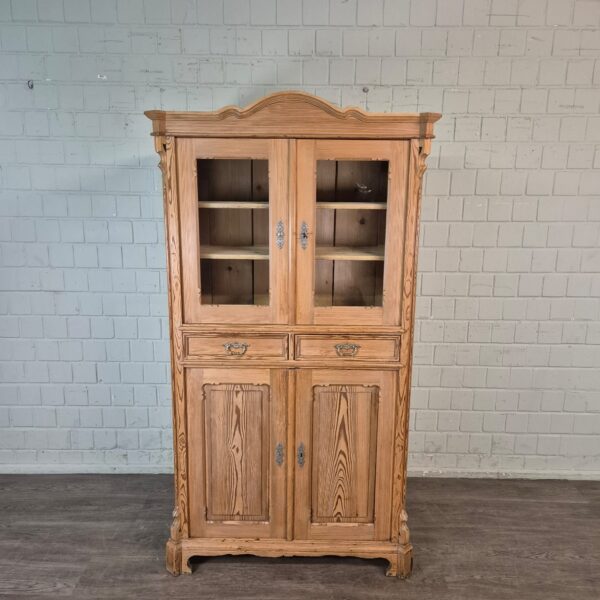 Vitrine Servieskast Louis Philippe 1860 Grenen - Afbeelding 2