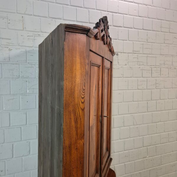 Hoekkast Louis Philippe 1860 Essenhout - Afbeelding 12