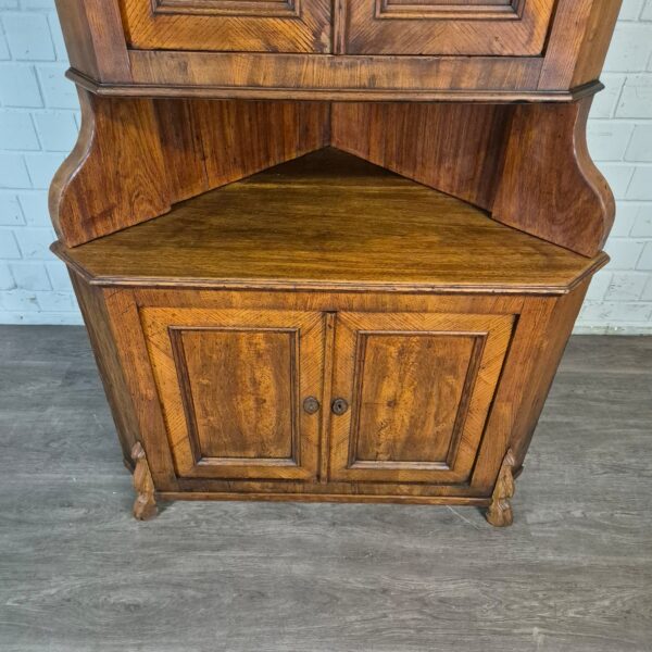 Hoekkast Louis Philippe 1860 Essenhout - Afbeelding 8