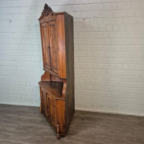 Hoekkast Louis Philippe 1860 Essenhout - Afbeelding 4