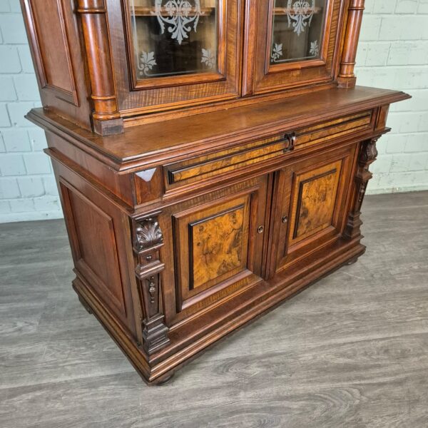 Vitrine Boekenkast Gründerzeit 1880 Noten - Afbeelding 6