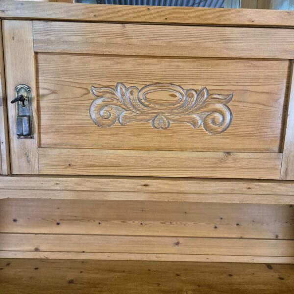 Buffetkast Kast Jugendstil 1900 Grenen - Afbeelding 9