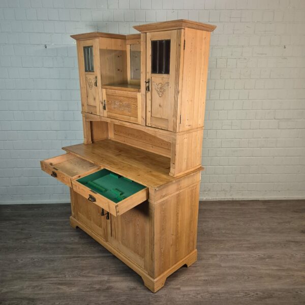 Buffetkast Kast Jugendstil 1900 Grenen - Afbeelding 17